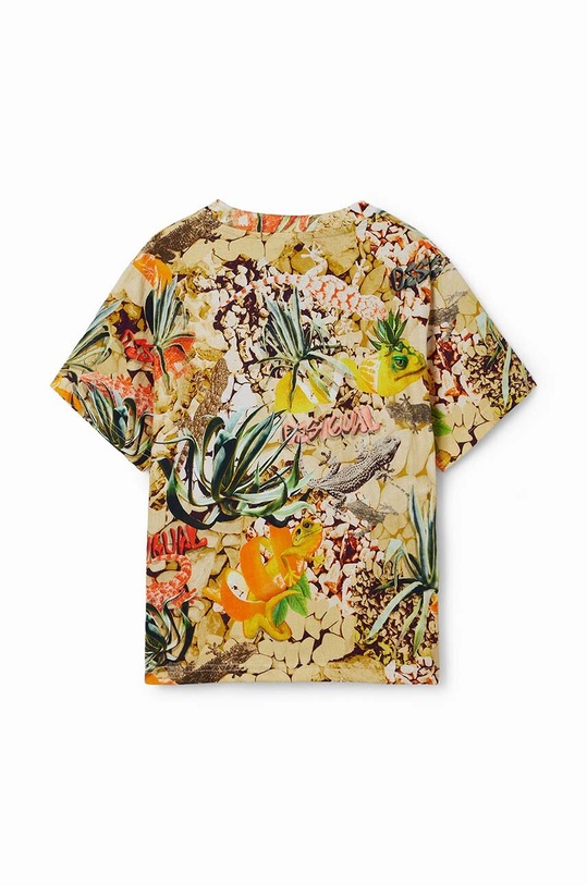 Chłopiec Desigual t-shirt bawełniany dziecięcy 24SBTK12 multicolor