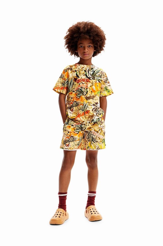 Desigual t-shirt bawełniany dziecięcy 24SBTK12