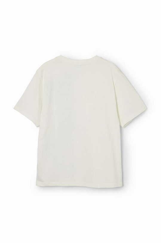 Chłopiec Desigual t-shirt bawełniany dziecięcy 24SBTK07 biały