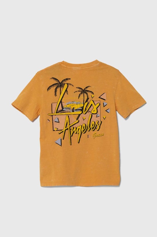 Guess gyerek pamut póló L4GI25.K8HM4.PPYH narancssárga SS24