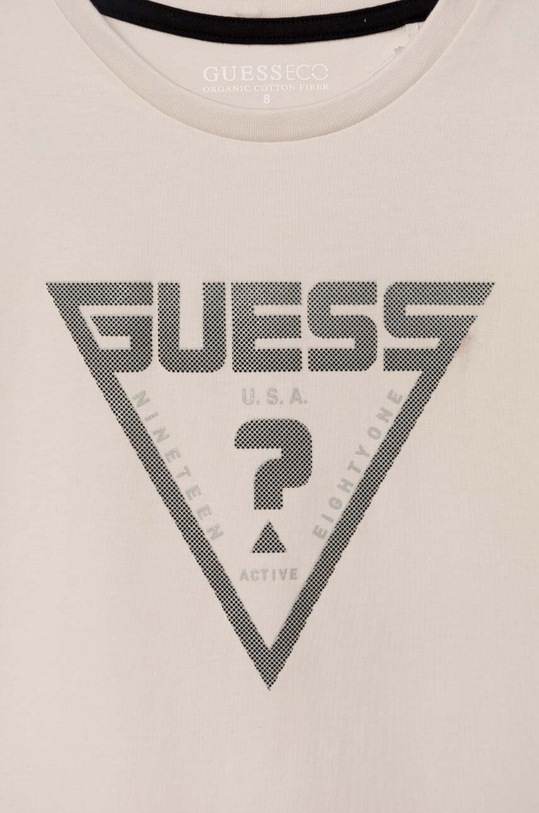 Chłopiec Guess t-shirt dziecięcy L4GI34.J1314.PPYH beżowy