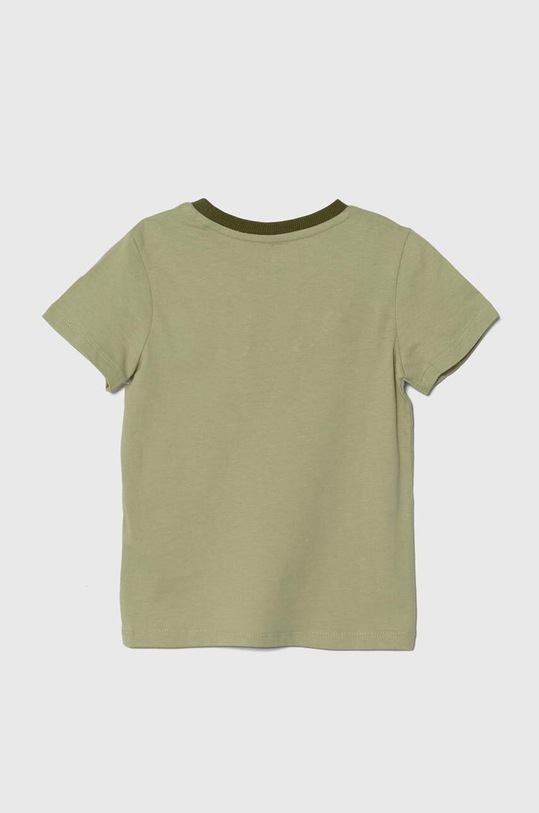 Guess t-shirt bawełniany dziecięcy N4GI12.K8HM4.PPYH zielony SS24