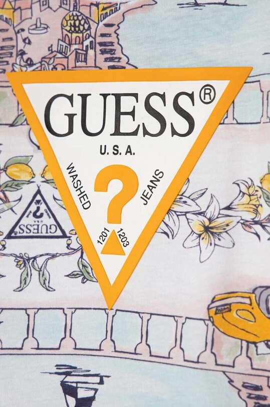 Băieți Guess tricou de bumbac pentru copii N4GI23.K8HM3.PPYH multicolor