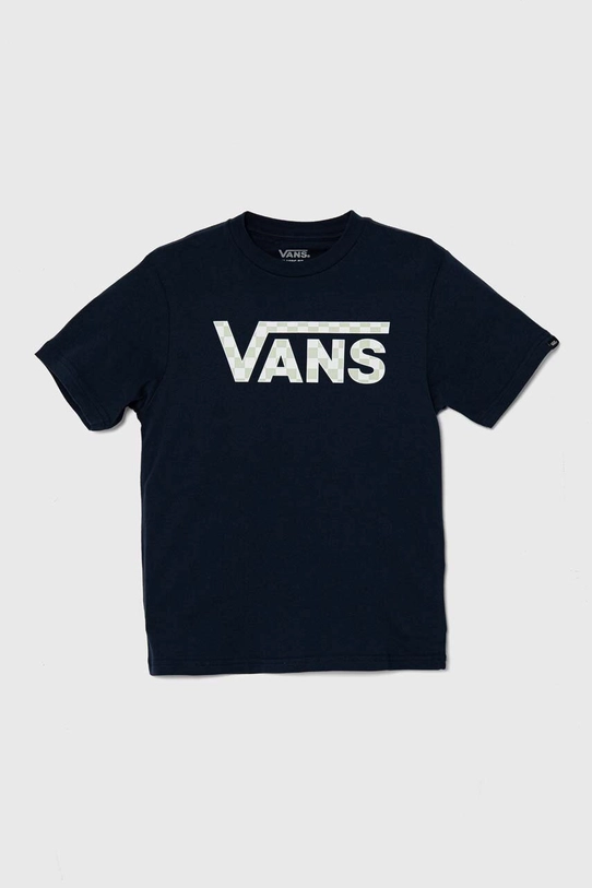 Vans t-shirt bawełniany dziecięcy BY VANS CLASSIC LOGO FILL BOYS nadruk granatowy VN0A3189LKZ