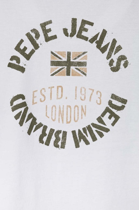 BIMBO Pepe Jeans t-shirt in cotone per bambini RONAL PB503845 bianco