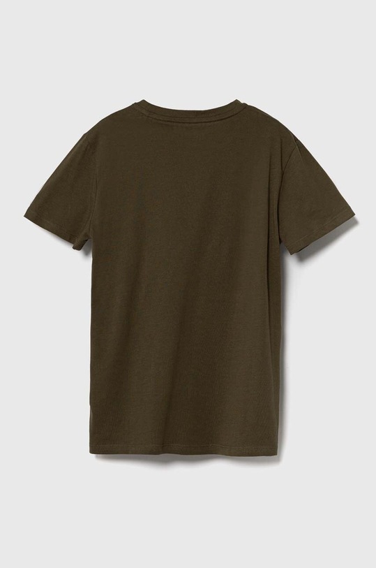 Παιδικό βαμβακερό μπλουζάκι Pepe Jeans RANDAL PB503846 πράσινο SS24