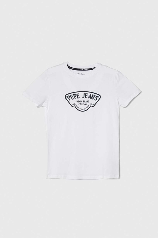 Detské bavlnené tričko Pepe Jeans REGEN bavlna biela PB503848