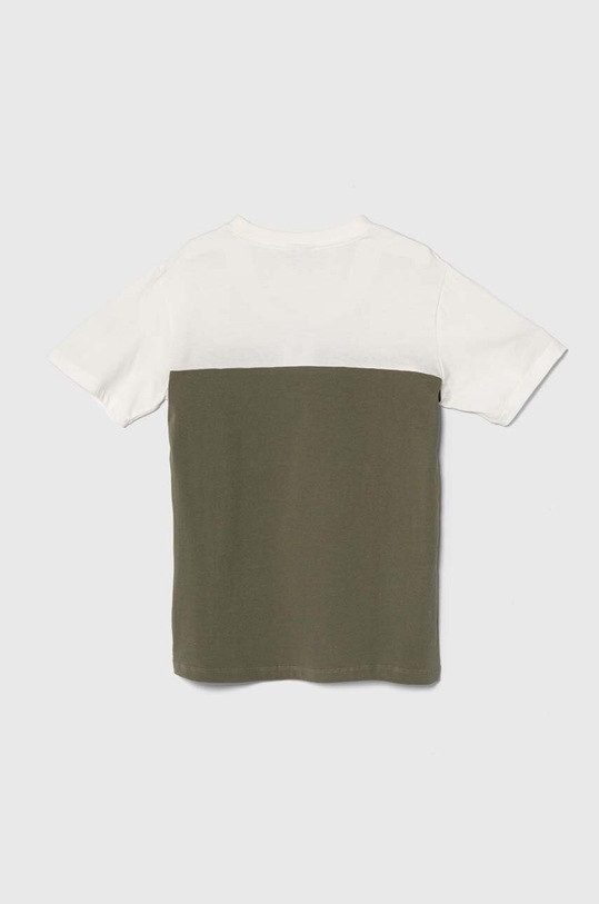 Παιδικό βαμβακερό μπλουζάκι Lacoste TJ5289.PPYH πράσινο SS24