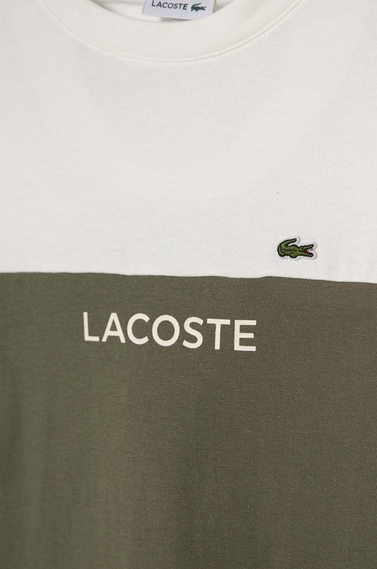 Αγορίστικα Παιδικό βαμβακερό μπλουζάκι Lacoste TJ5289.PPYH πράσινο
