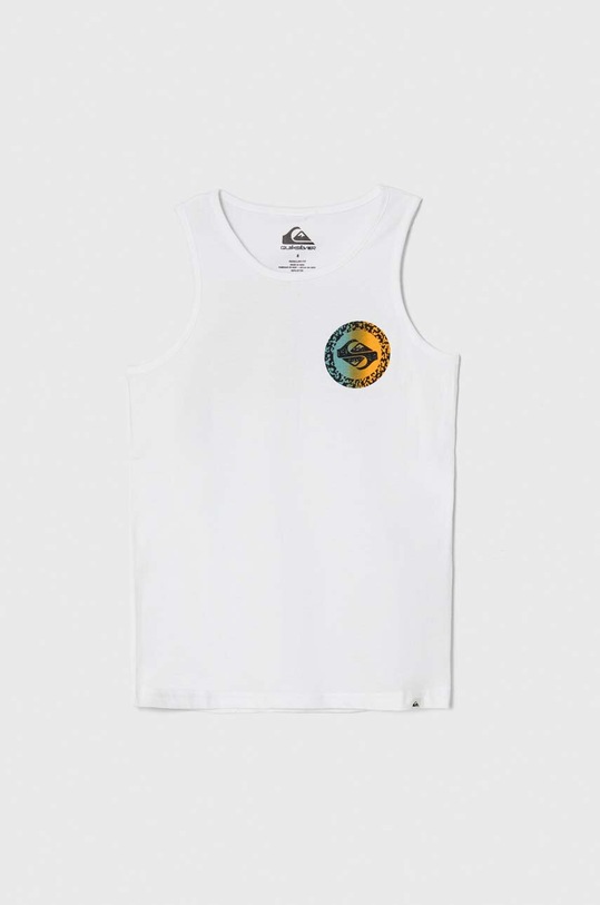 Quiksilver t-shirt bawełniany dziecięcy LONGFADEYTHTK nadruk biały EQBZT04723