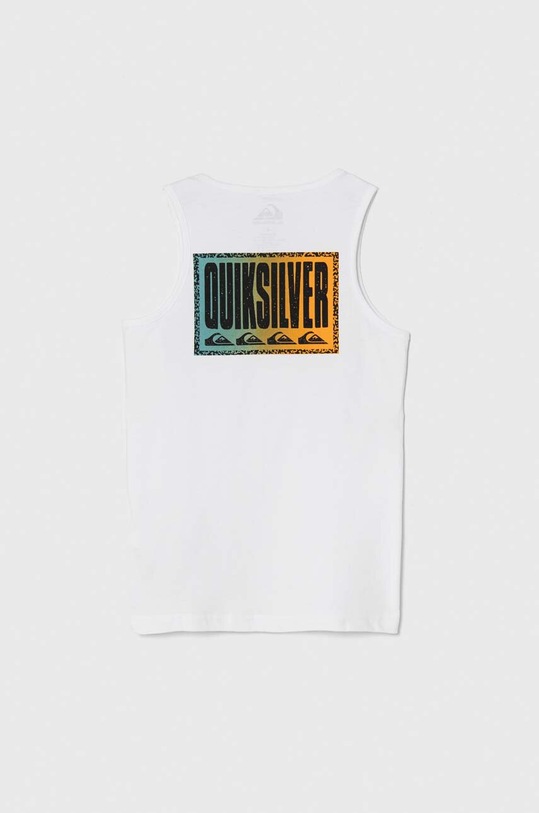 Quiksilver t-shirt bawełniany dziecięcy LONGFADEYTHTK EQBZT04723 biały SS24