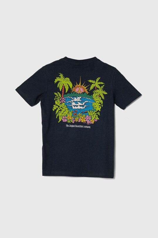 Quiksilver tricou din bumbac ISLAND SUNRISE AQBZT04374 bleumarin SS24