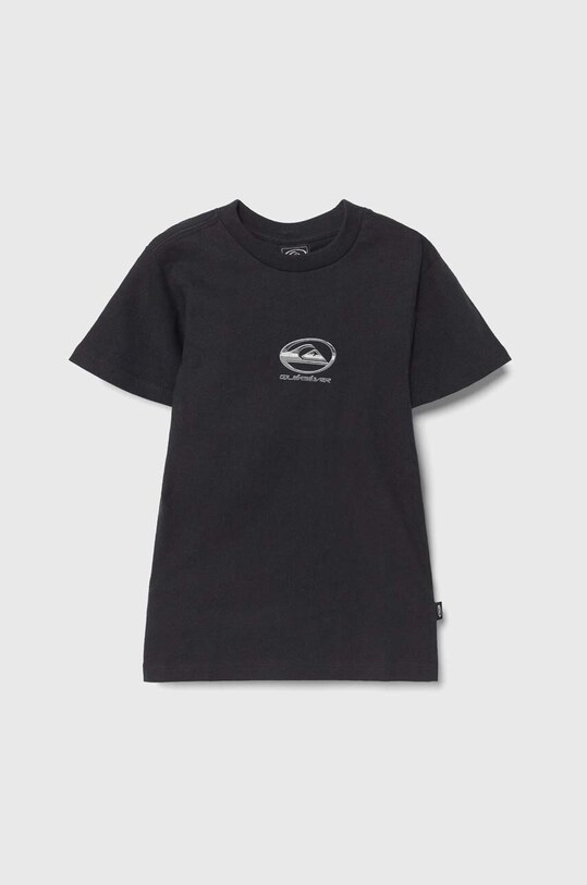 Детская хлопковая футболка Quiksilver CHROME LOGO хлопок чёрный AQBZT04375
