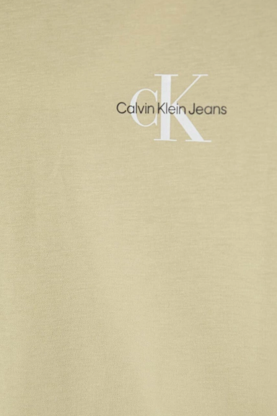 Αγορίστικα Παιδικό βαμβακερό μπλουζάκι Calvin Klein Jeans IB0IB01231.104.116.PPYH πράσινο