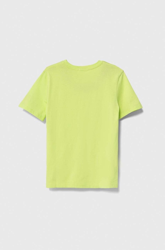 Detské bavlnené tričko Calvin Klein Jeans IB0IB01231.128.176.PPYH zelená SS24