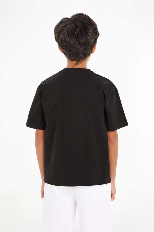 Calvin Klein Jeans t-shirt dziecięcy czarny IB0IB02032.PPYH