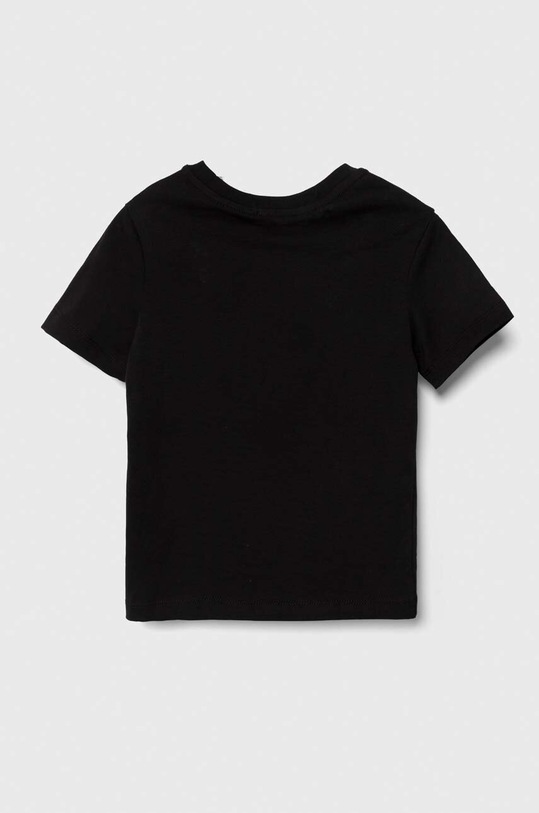 Παιδικό βαμβακερό μπλουζάκι Calvin Klein Jeans IB0IB02037.104.116.PPYH μαύρο SS24