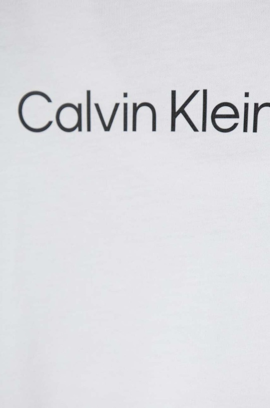 Αγορίστικα Παιδικό βαμβακερό μπλουζάκι Calvin Klein Jeans IU0IU00599.104.116.PPYH λευκό