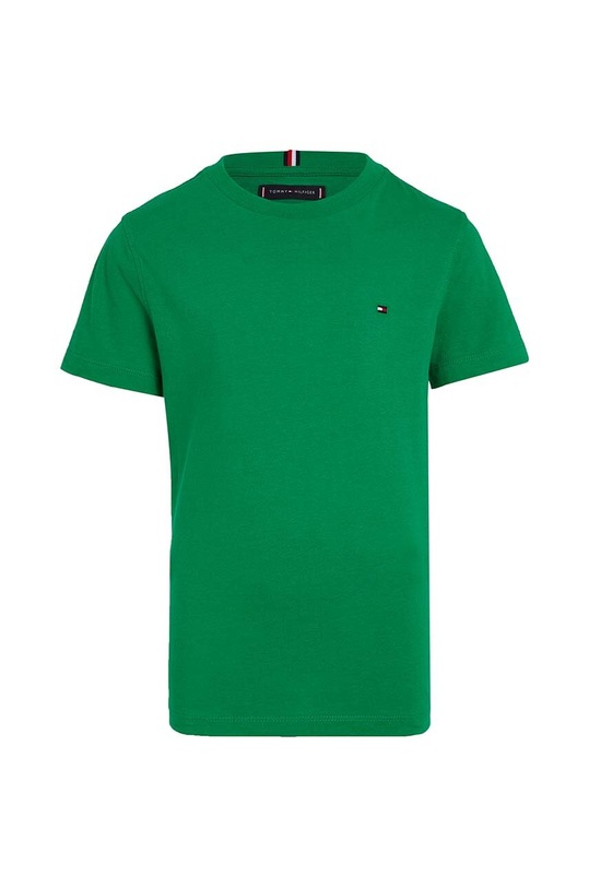 Tommy Hilfiger t-shirt bawełniany dziecięcy KB0KB06879.74.122.PPYH zielony SS24