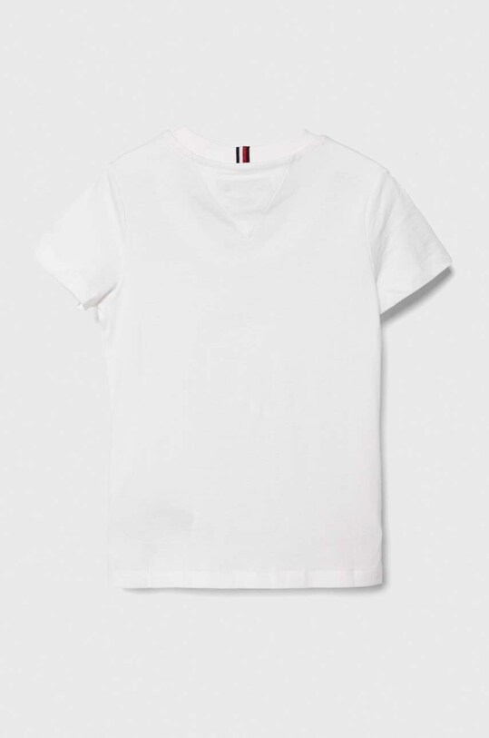 Детска памучна тениска Tommy Hilfiger KB0KB08817.74.122.PPYH бял SS24