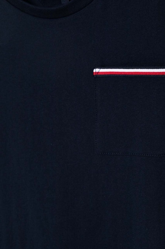Chłopiec Tommy Hilfiger t-shirt bawełniany dziecięcy KB0KB08817.128.176.PPYH granatowy
