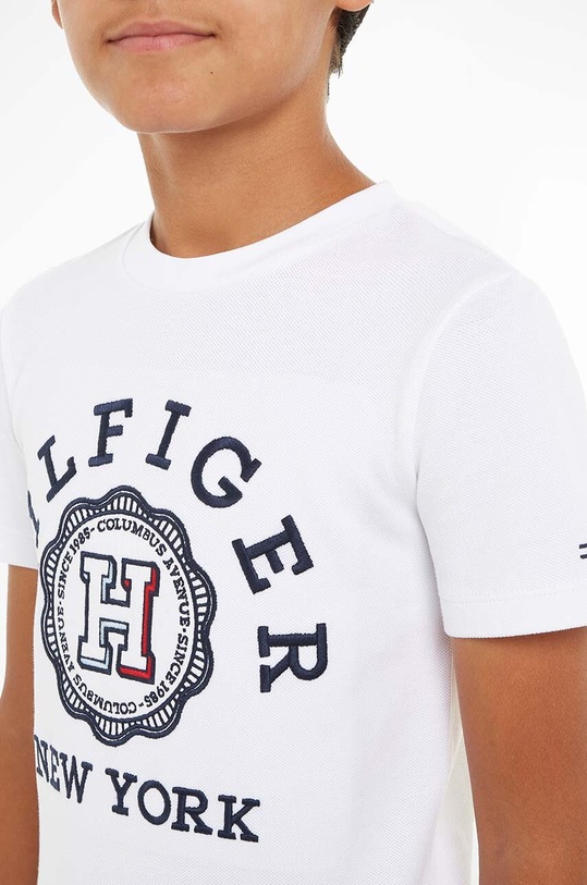 Tommy Hilfiger t-shirt bawełniany dziecięcy KB0KB08809.98.122.PPYH biały