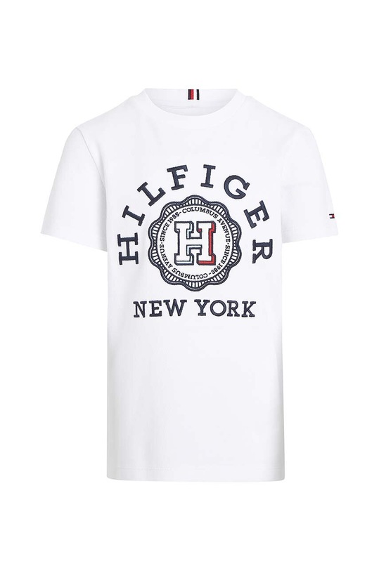 Tommy Hilfiger t-shirt bawełniany dziecięcy KB0KB08809.128.176.PPYH biały SS24