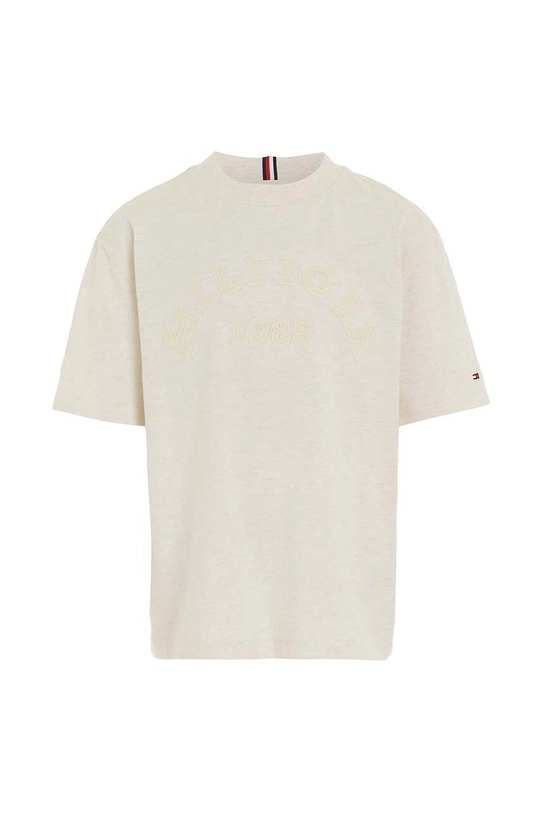 Tommy Hilfiger t-shirt bawełniany dziecięcy KB0KB08811.128.176.PPYH beżowy SS24