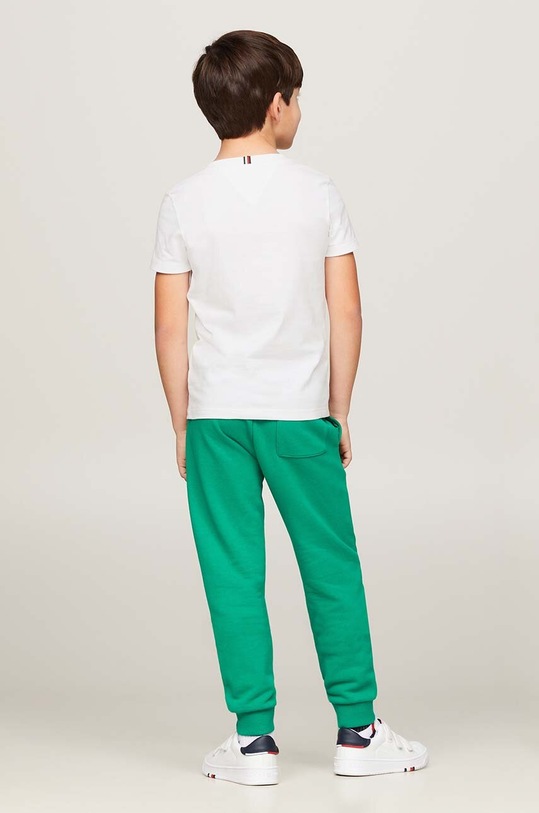 Tommy Hilfiger t-shirt bawełniany dziecięcy KB0KB08813.128.176.PPYH biały