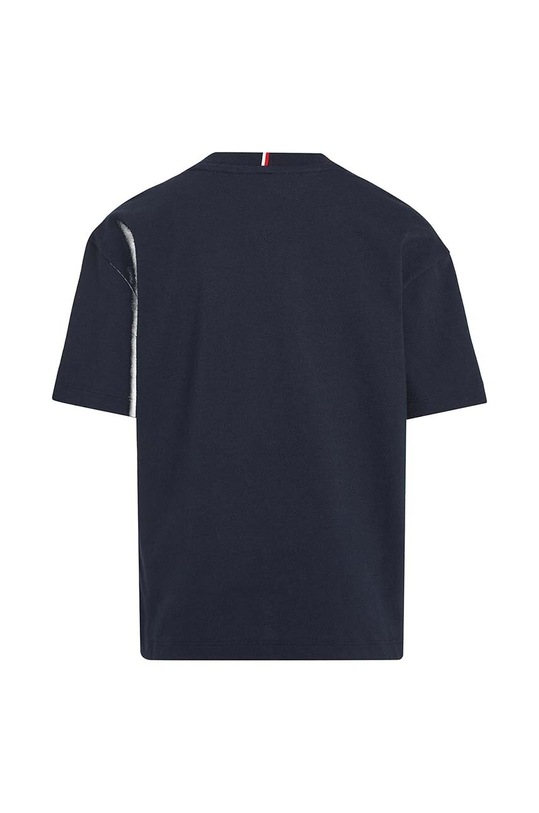 Chłopiec Tommy Hilfiger t-shirt bawełniany dziecięcy KB0KB08814.128.176.PPYH czarny
