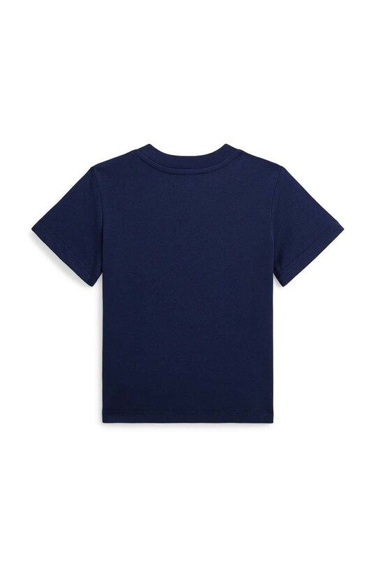 Polo Ralph Lauren t-shirt bawełniany niemowlęcy 320853828033 granatowy AW24