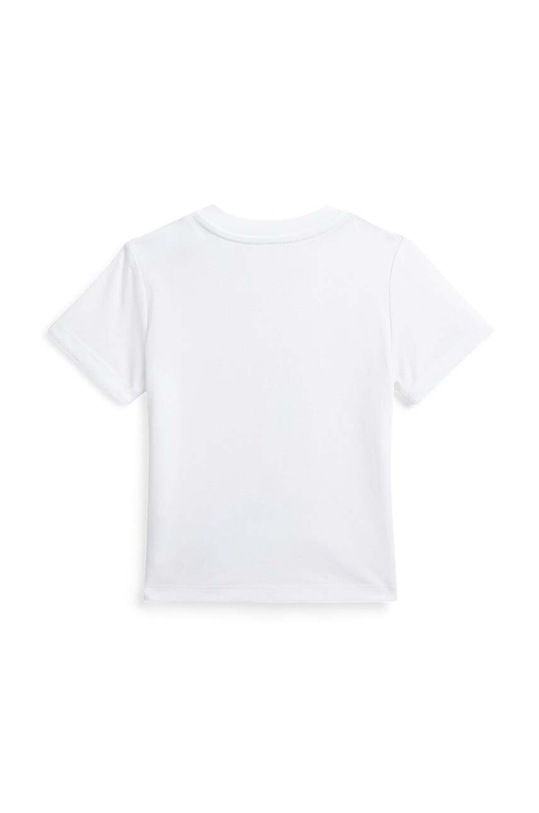 Μωρό βαμβακερό μπλουζάκι Polo Ralph Lauren 320853828034 λευκό AW24