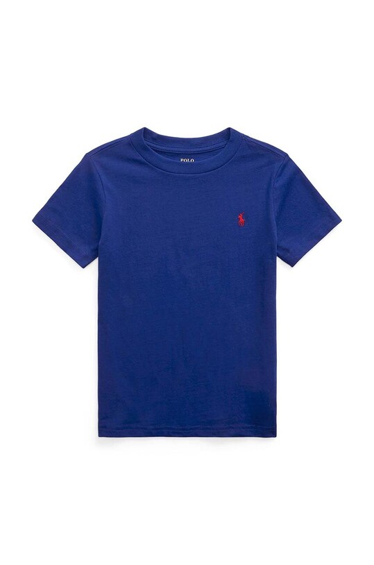 Детская хлопковая футболка Polo Ralph Lauren хлопок тёмно-синий 322832904092