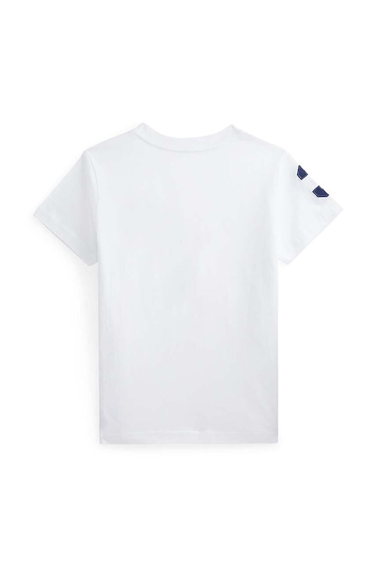 Дитяча бавовняна футболка Polo Ralph Lauren 322832907037 білий AW24