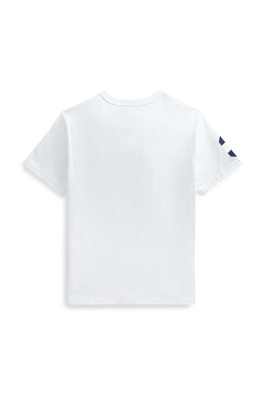 Детская хлопковая футболка Polo Ralph Lauren 323832907037 белый AW24