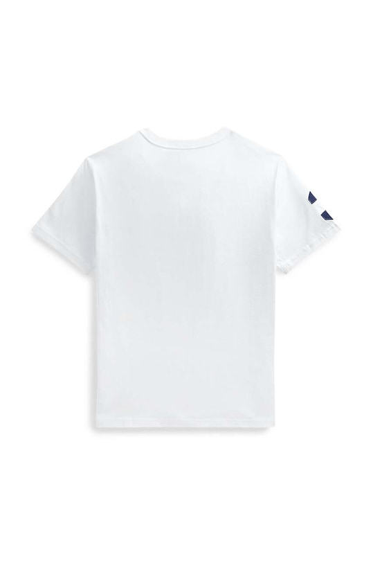Дитяча бавовняна футболка Polo Ralph Lauren 323832907037 білий AW24