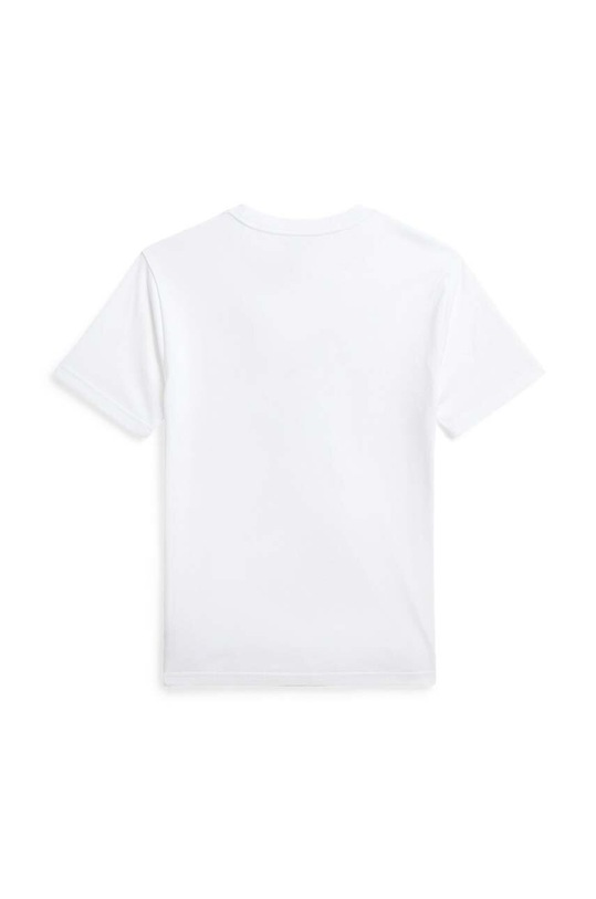 Детска памучна тениска Polo Ralph Lauren 323853828034 бял AW24