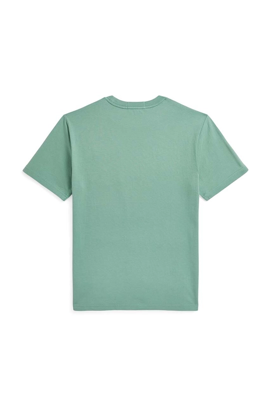 Polo Ralph Lauren tricou de bumbac pentru copii 323942066005 verde AW24