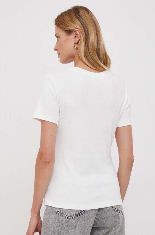 Odzież Tommy Hilfiger t-shirt bawełniany WW0WW40584 biały