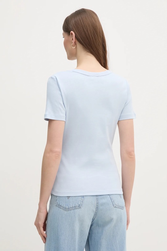 Odzież Tommy Hilfiger t-shirt bawełniany WW0WW40584 niebieski