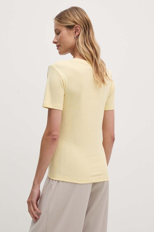Tommy Hilfiger t-shirt bawełniany WW0WW40584 żółty AA00