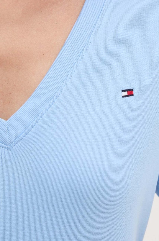 Tommy Hilfiger t-shirt bawełniany niebieski WW0WW40584