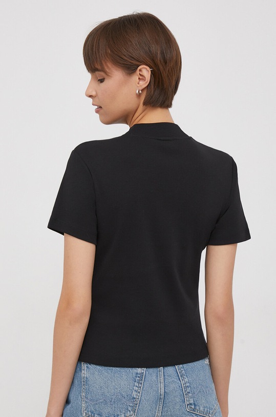 Oblečení Bavlněné tričko Tommy Hilfiger WW0WW40586 černá