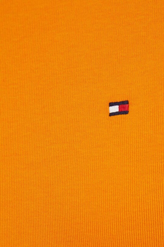 Tommy Hilfiger tricou din bumbac portocaliu WW0WW40587