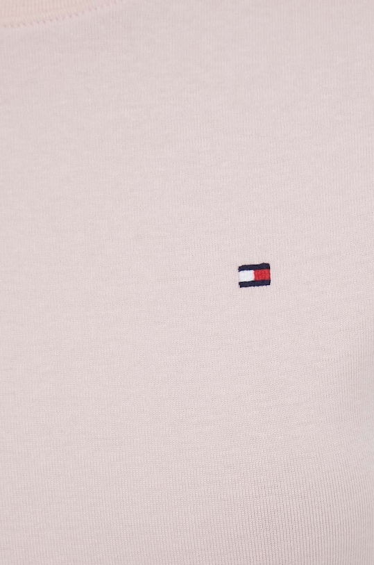 Бавовняна футболка Tommy Hilfiger рожевий WW0WW40587