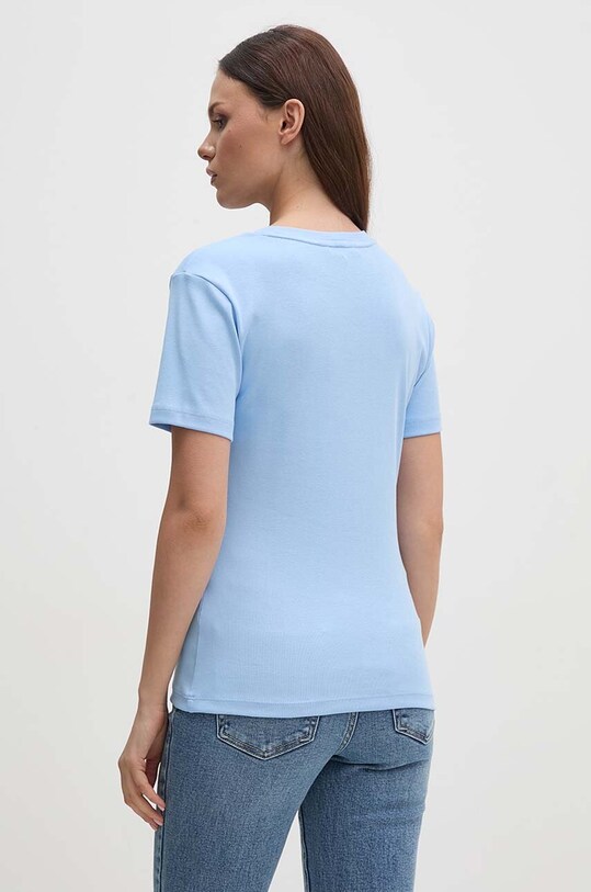 Oblečení Bavlněné tričko Tommy Hilfiger WW0WW40587 modrá