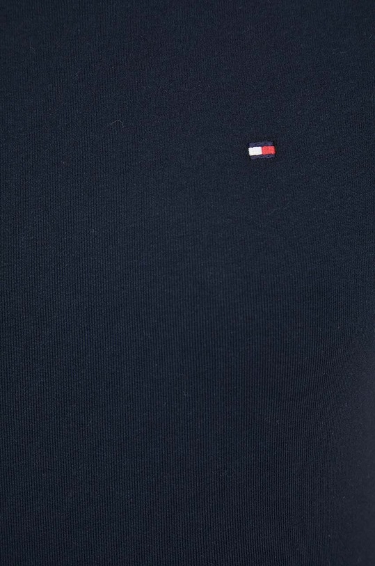 Bavlnené tričko Tommy Hilfiger WW0WW40587 tmavomodrá
