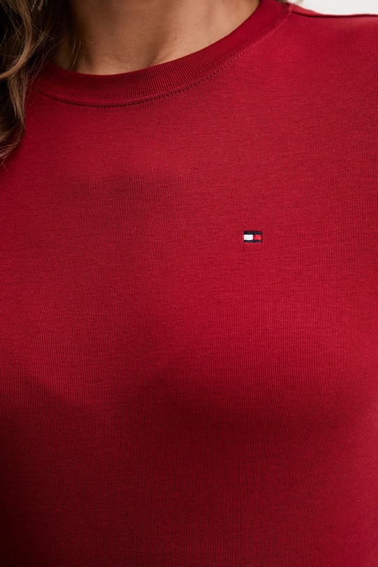 Tommy Hilfiger t-shirt in cotone WW0WW40587 granata