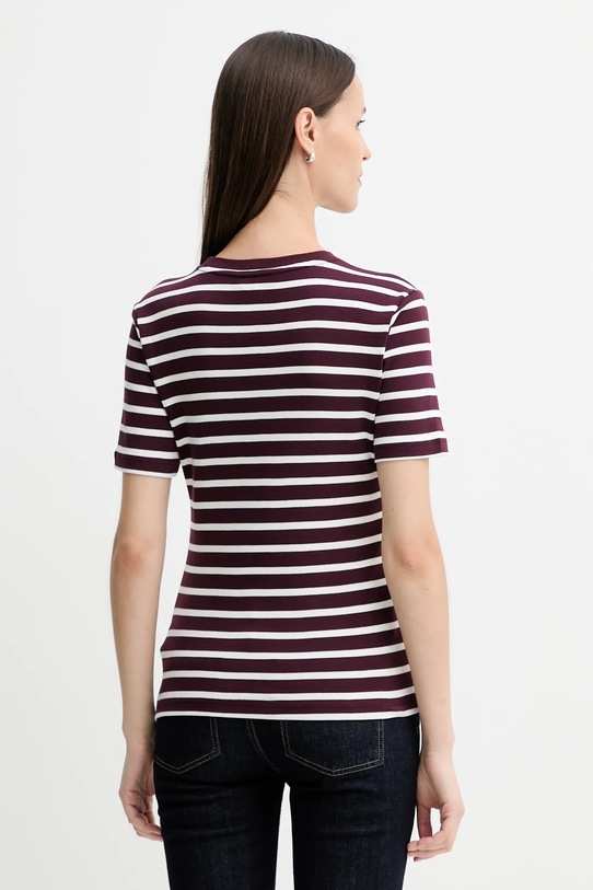 Oblečení Bavlněné tričko Tommy Hilfiger WW0WW40587 burgundské