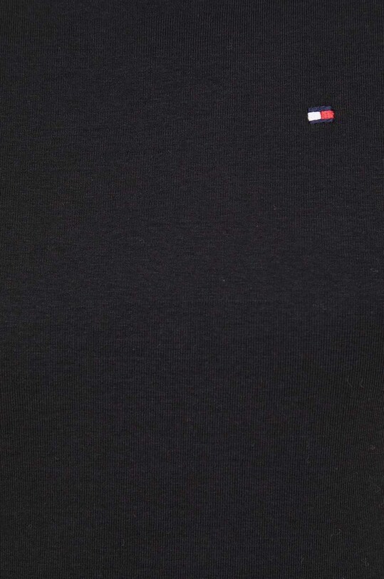 Бавовняна футболка Tommy Hilfiger WW0WW40587 чорний